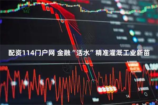 配资114门户网 金融“活水”精准灌溉工业新苗