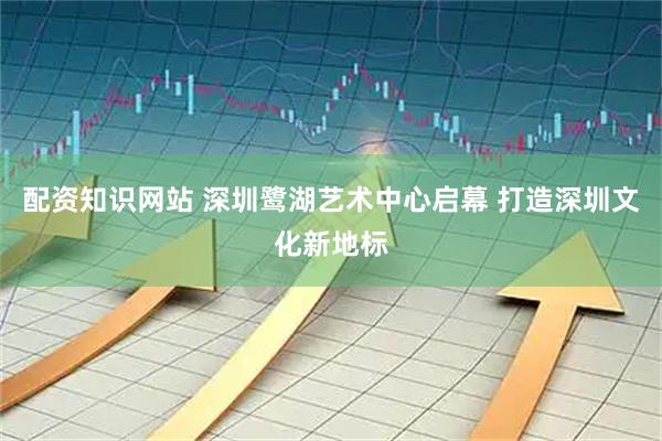 配资知识网站 深圳鹭湖艺术中心启幕 打造深圳文化新地标